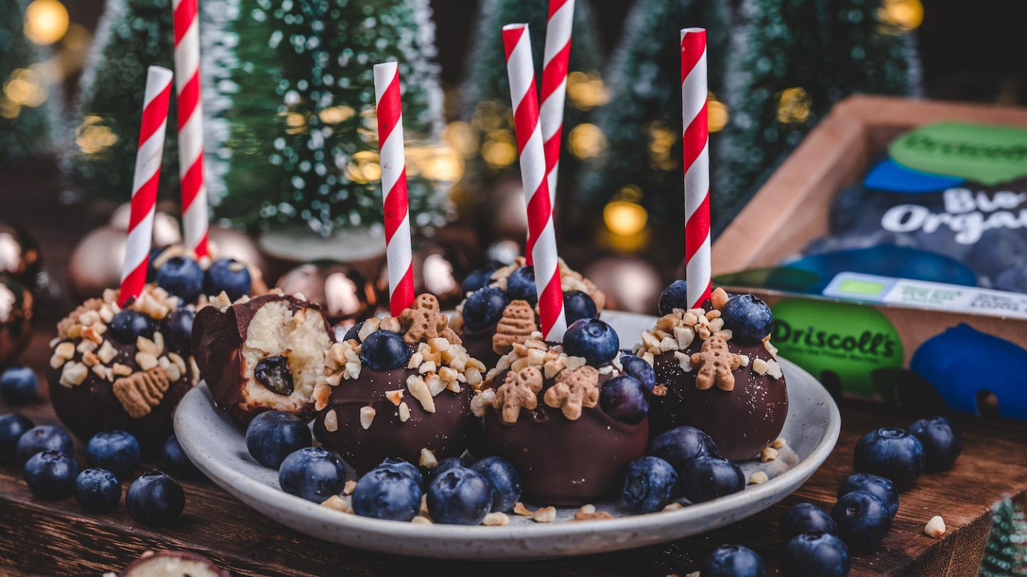Popcakes med blåbær