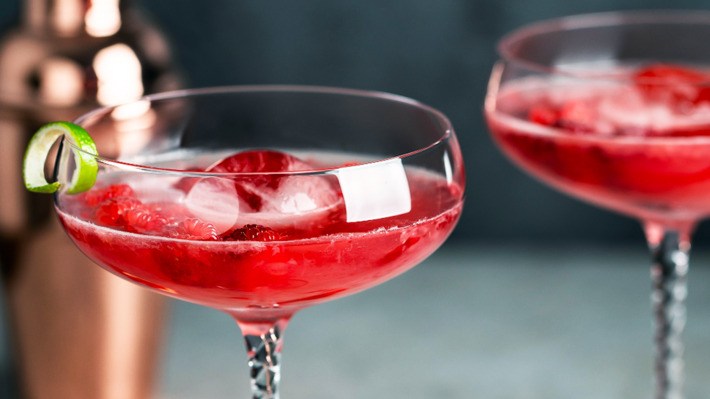 hindbær-vodka-Martini