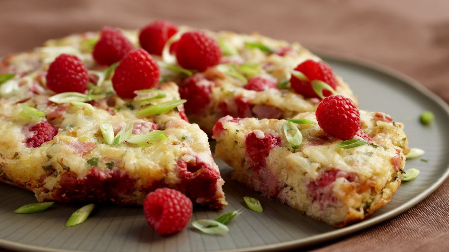 Fantastisk hindbær-frittata 