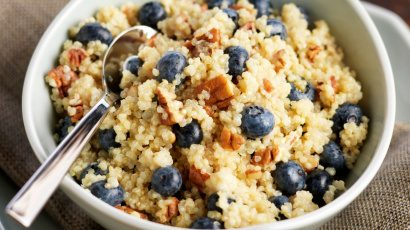 Blåbær müsli med Quinoa