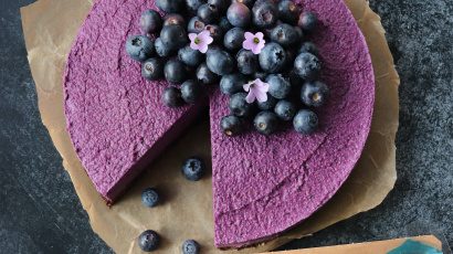 Blåbærcheesecake