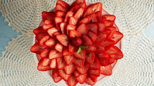 jordbær cheesecake